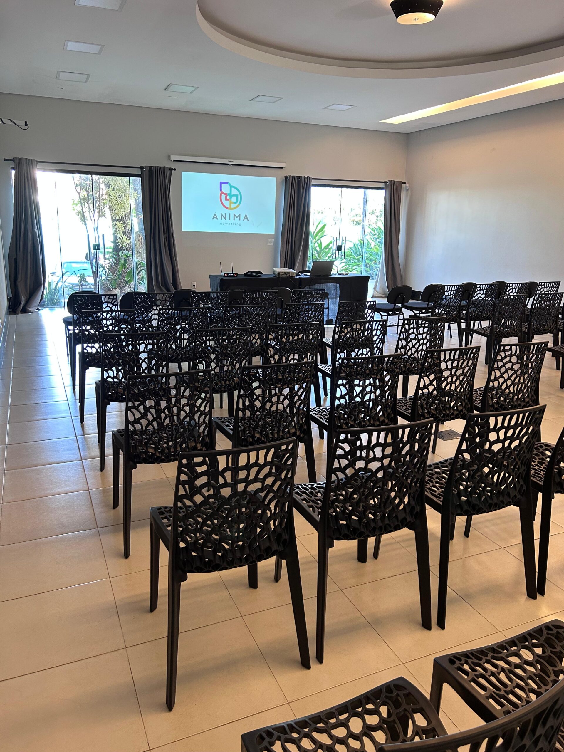 Auditório em formato plateia